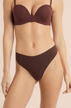 High-leg Tanga in Microfiber;${refinementColor}