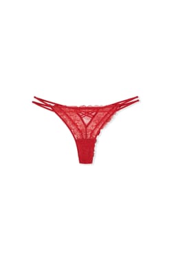 Tanga de encaje con doble el&aacute;stico;${refinementColor}