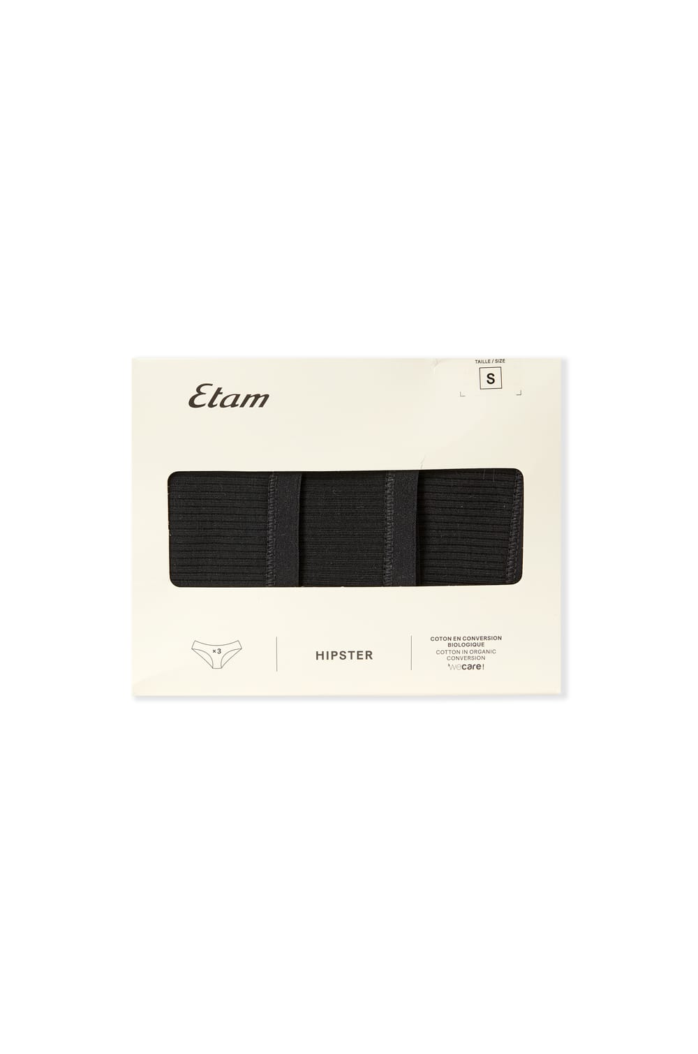 Lot de 3 hipsters en coton;${refinementColor}