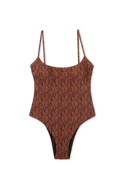 Ba&ntilde;ador de una pieza con efecto satinado y estampado;${refinementColor}