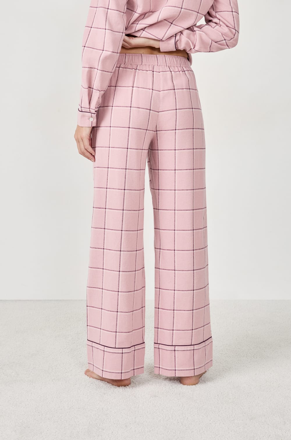 Pantalon de pyjama à carreaux;${refinementColor}
