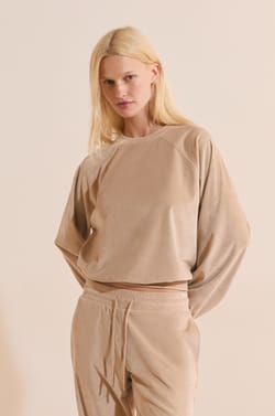 Sweatshirt de pyjama c&ocirc;tel&eacute;;${refinementColor}