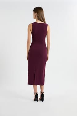 Robe à détail noué;${refinementColor}