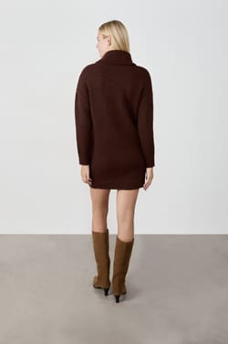 Robe pull col roulé;${refinementColor}