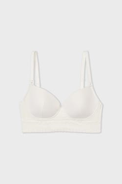 Lightly Lined Bra with Nursing Clips;${refinementColor}