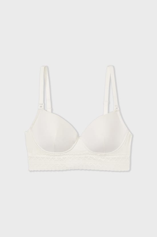 Lightly Lined Bra with Nursing Clips;${refinementColor}