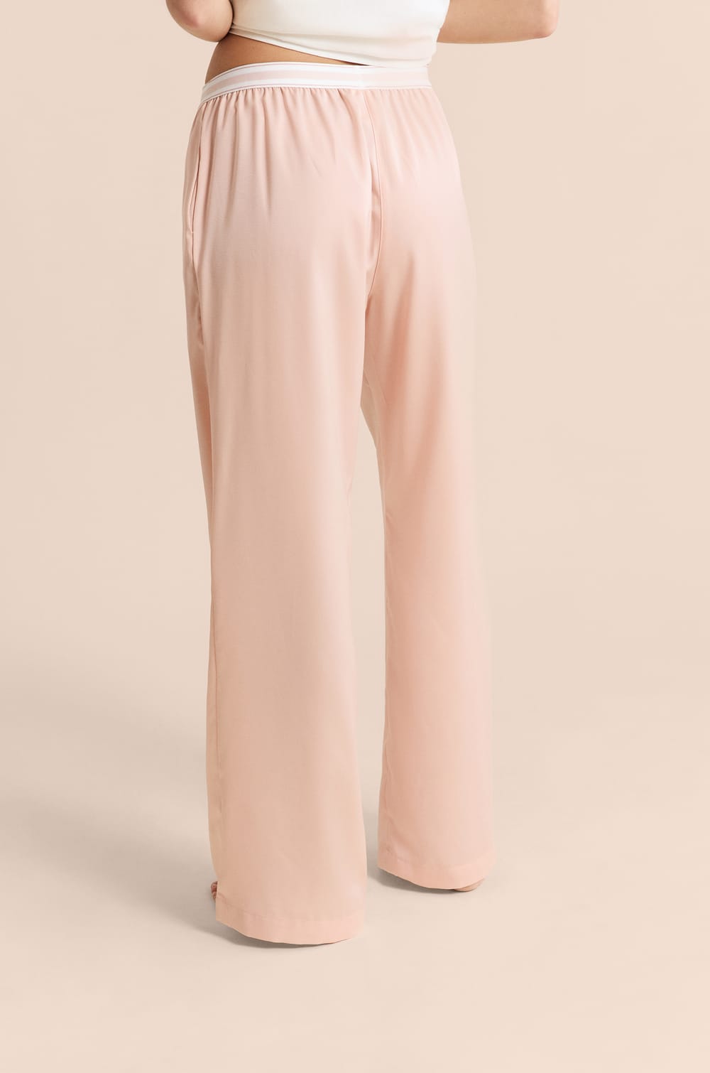 Pantal&oacute;n de pijama con cintura el&aacute;stica &laquo;move, smile, sleep;${refinementColor}