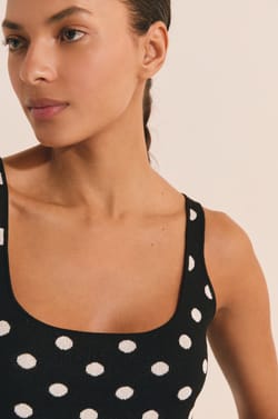 D&eacute;bardeur &agrave; pois;${refinementColor}