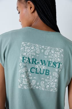 Far-West Club Cotton Short-Sleeved T-shirt;${refinementColor}