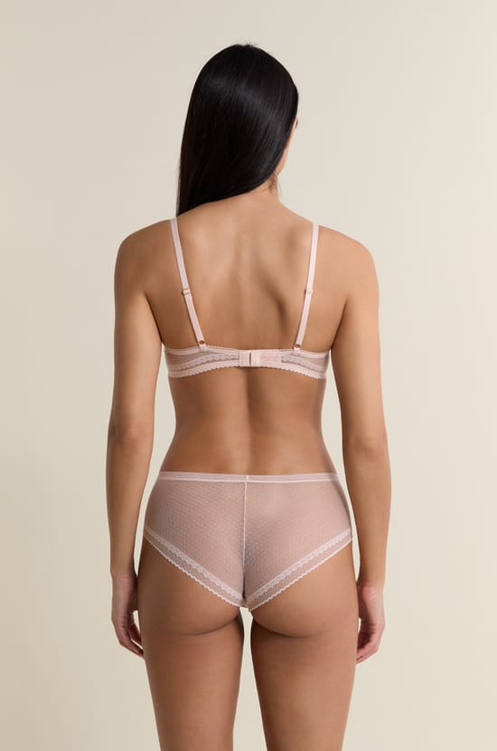 Soutien-gorge N.4 - Le coques fines en microfibre avec d&eacute;tails dentelle;${refinementColor}