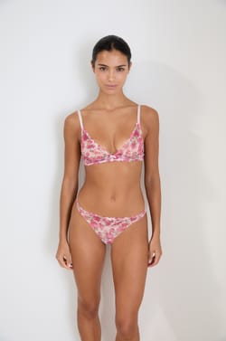 Soutien-gorge triangle en dentelle;${refinementColor}