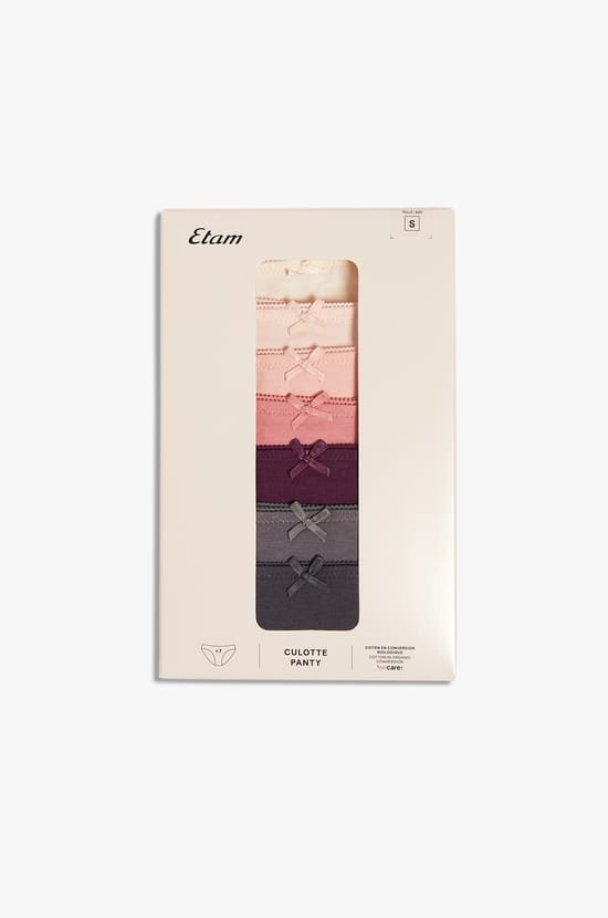 Multipack of 7 Cotton Briefs;${refinementColor}