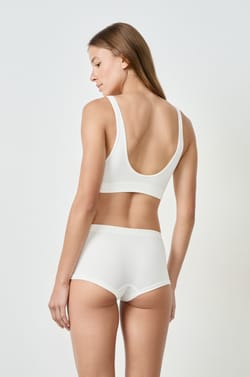 Ribbed Boyshort;${refinementColor}