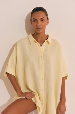 Chemise de nuit en coton;${refinementColor}