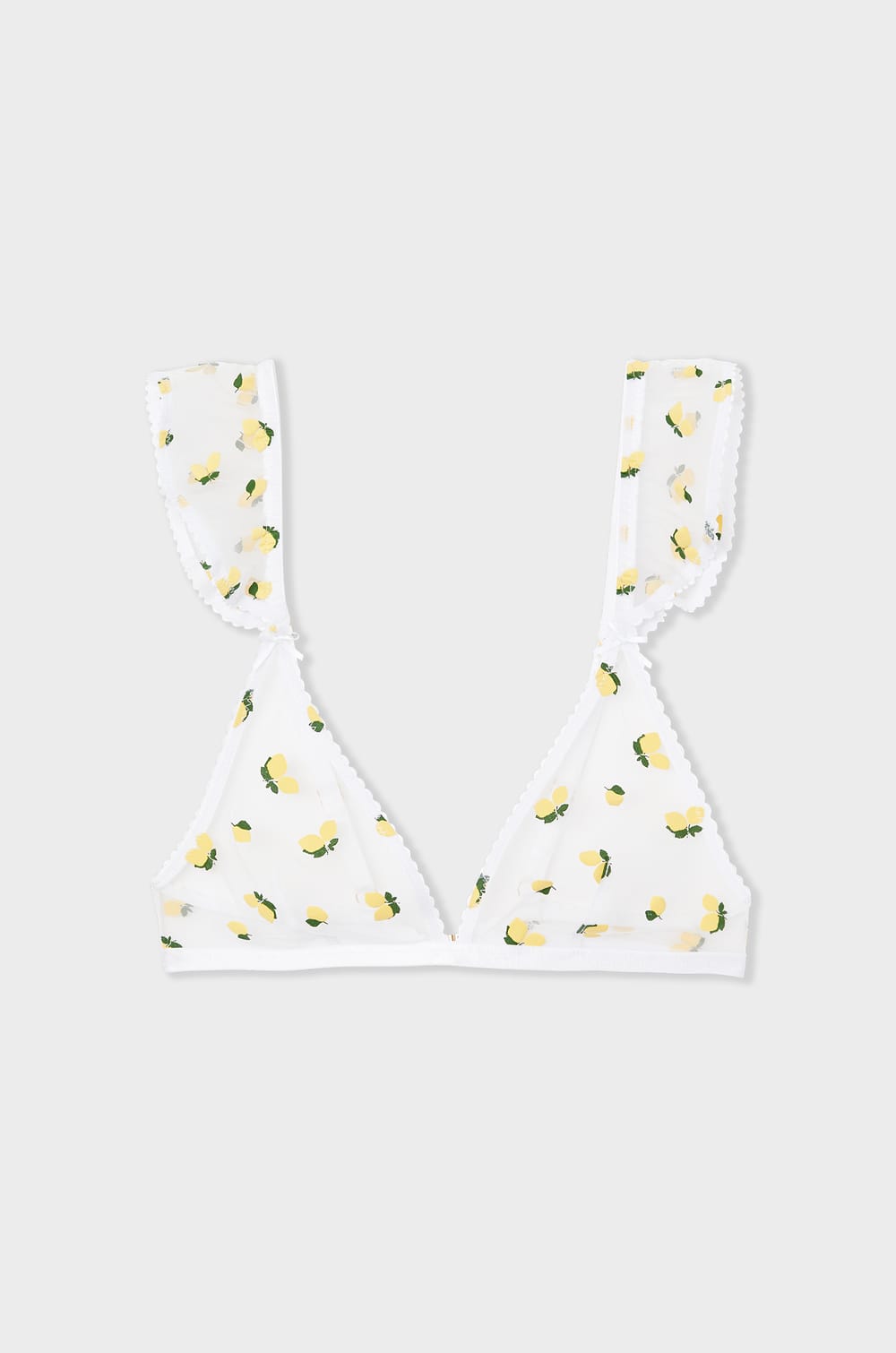 Wireless Triangle Lemon Tulle;${refinementColor}