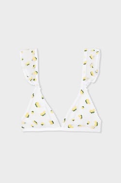 Wireless Triangle Lemon Tulle;${refinementColor}