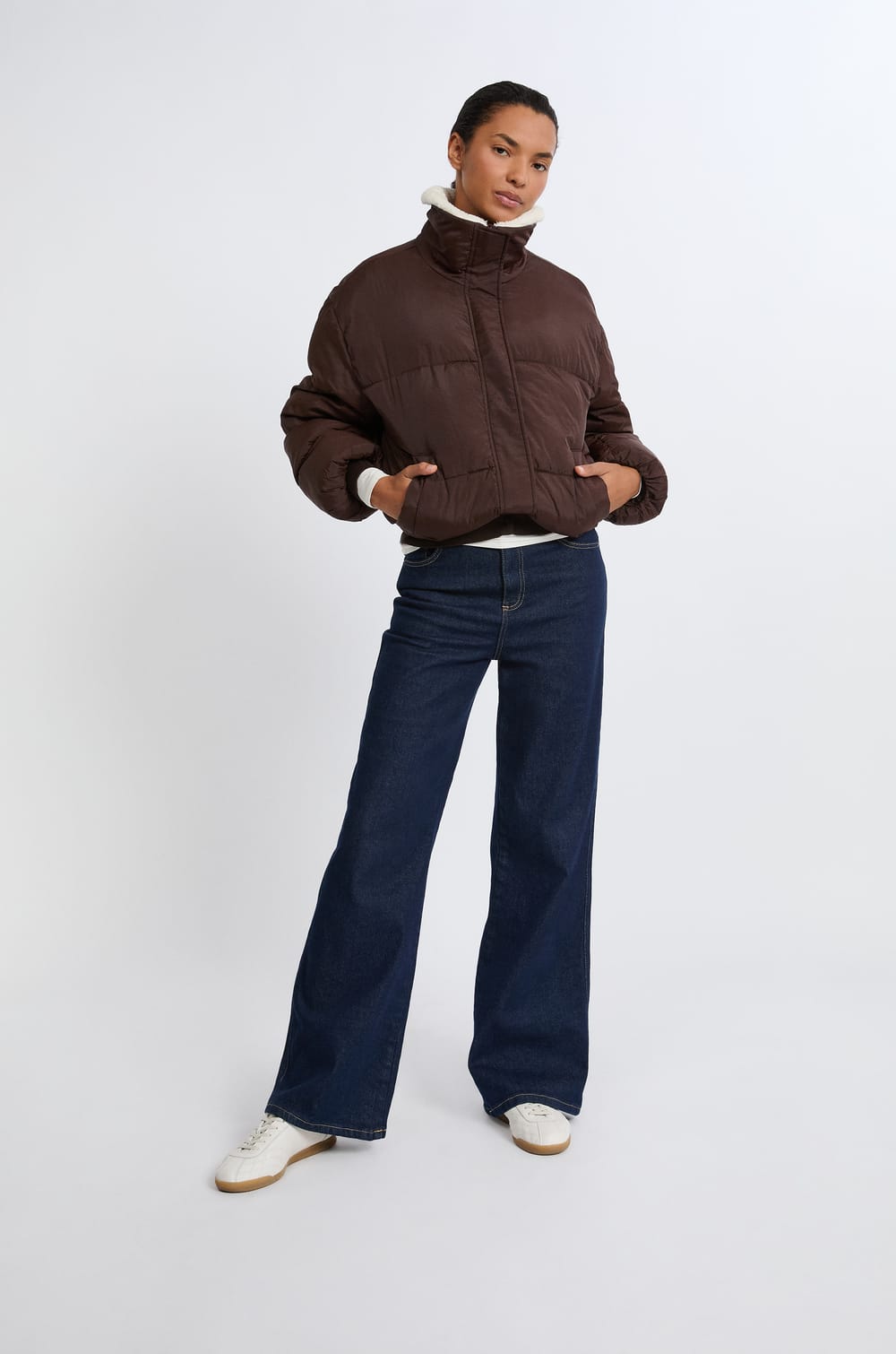 Doudoune courte matelass&eacute;e;${refinementColor}