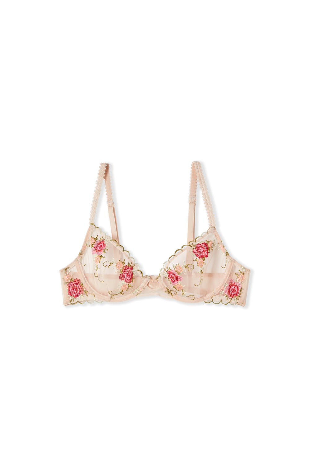 Soutien-gorge en broderie;${refinementColor}