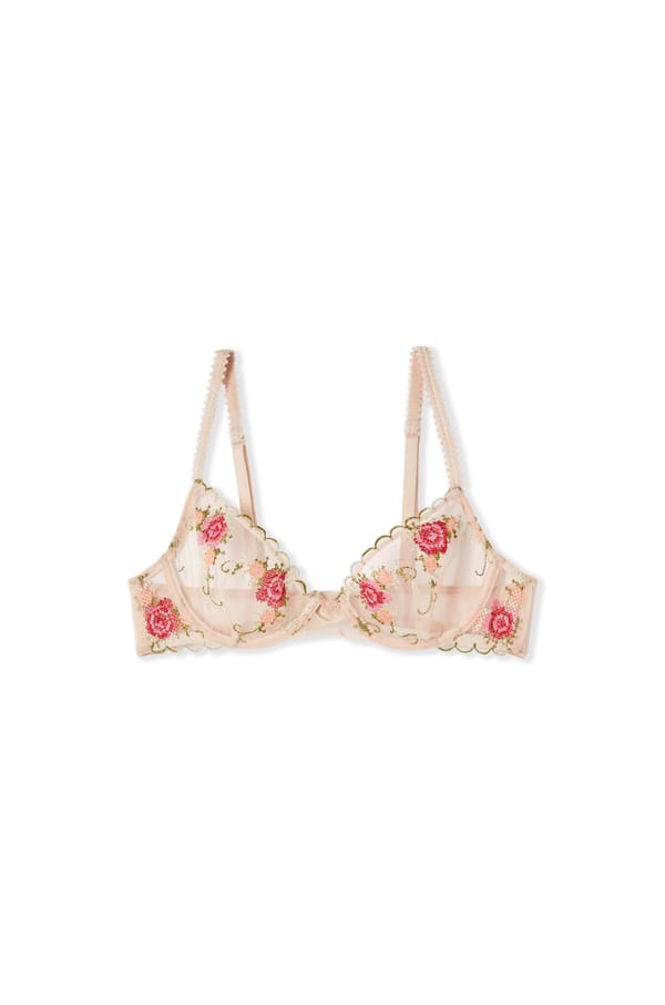 Embroidered Bra;${refinementColor}