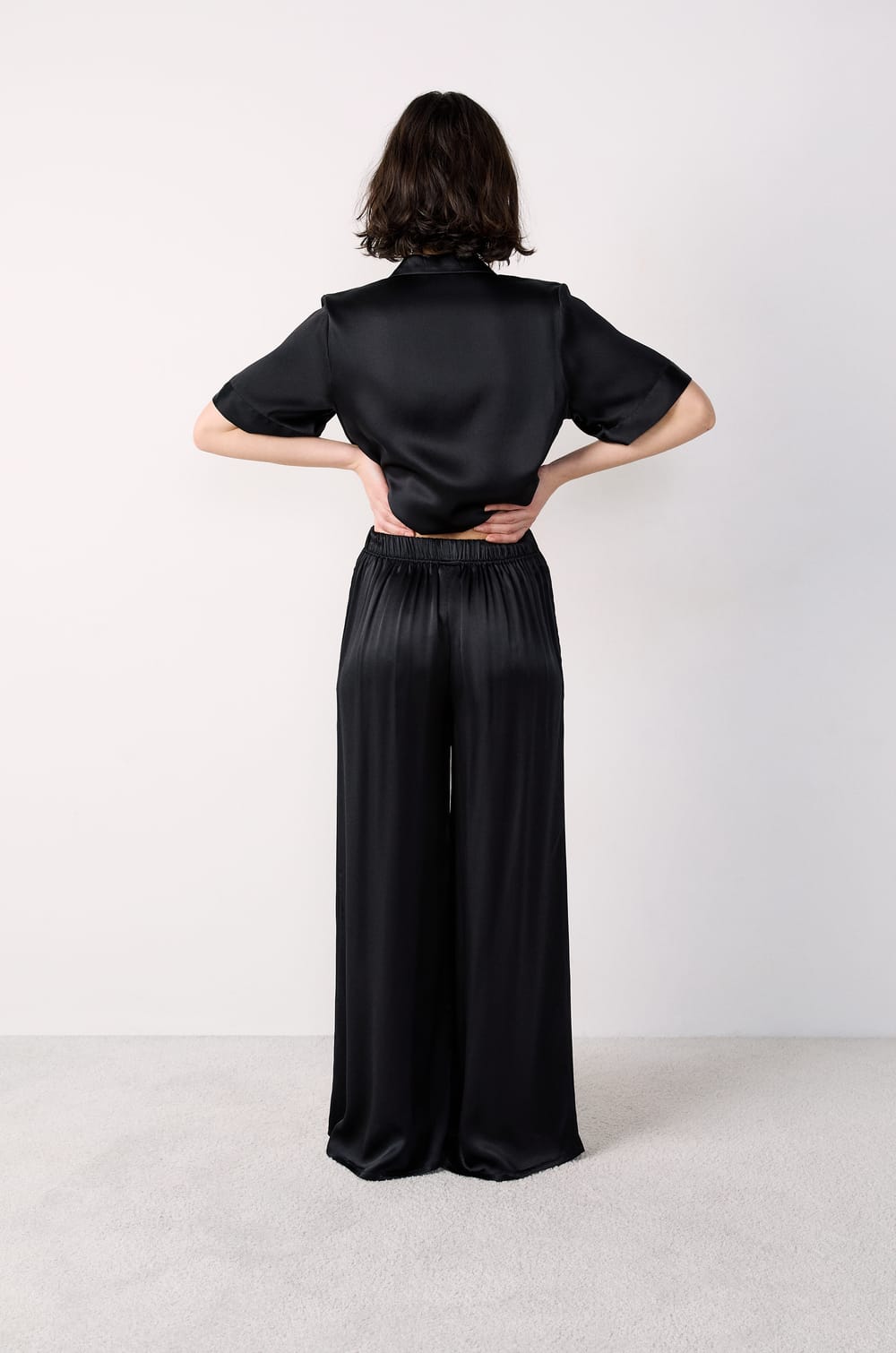 Zijden pyjamabroek;${refinementColor}