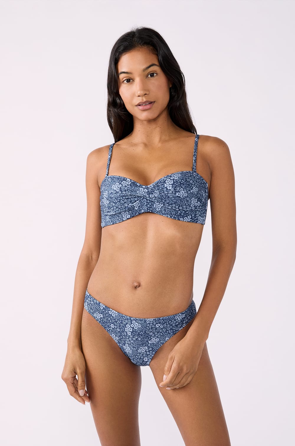 Bandeau Bikini-Top mit abnehmbaren Trägern ;${refinementColor}