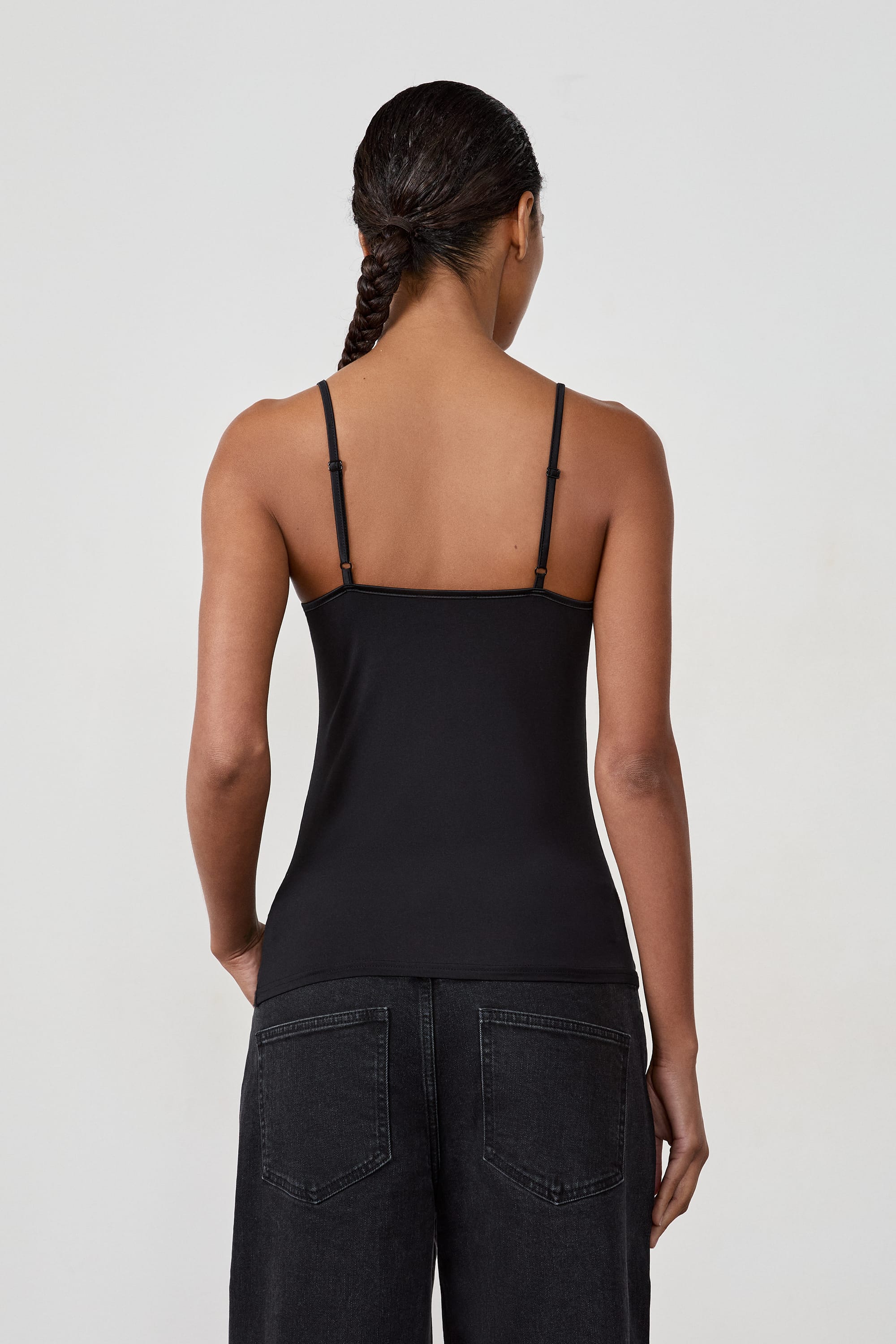 Thermal Knit Camisole - WARM ME UP - NOIR - ETAM