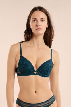 Soutien-gorge N.2 - Le push-up plongeant en dentelle;${refinementColor}