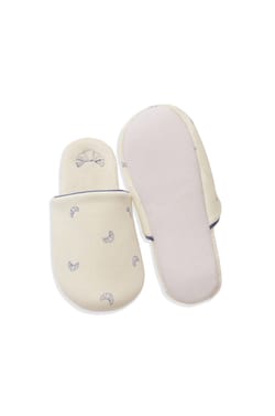 Cotton Slipper Mules;${refinementColor}