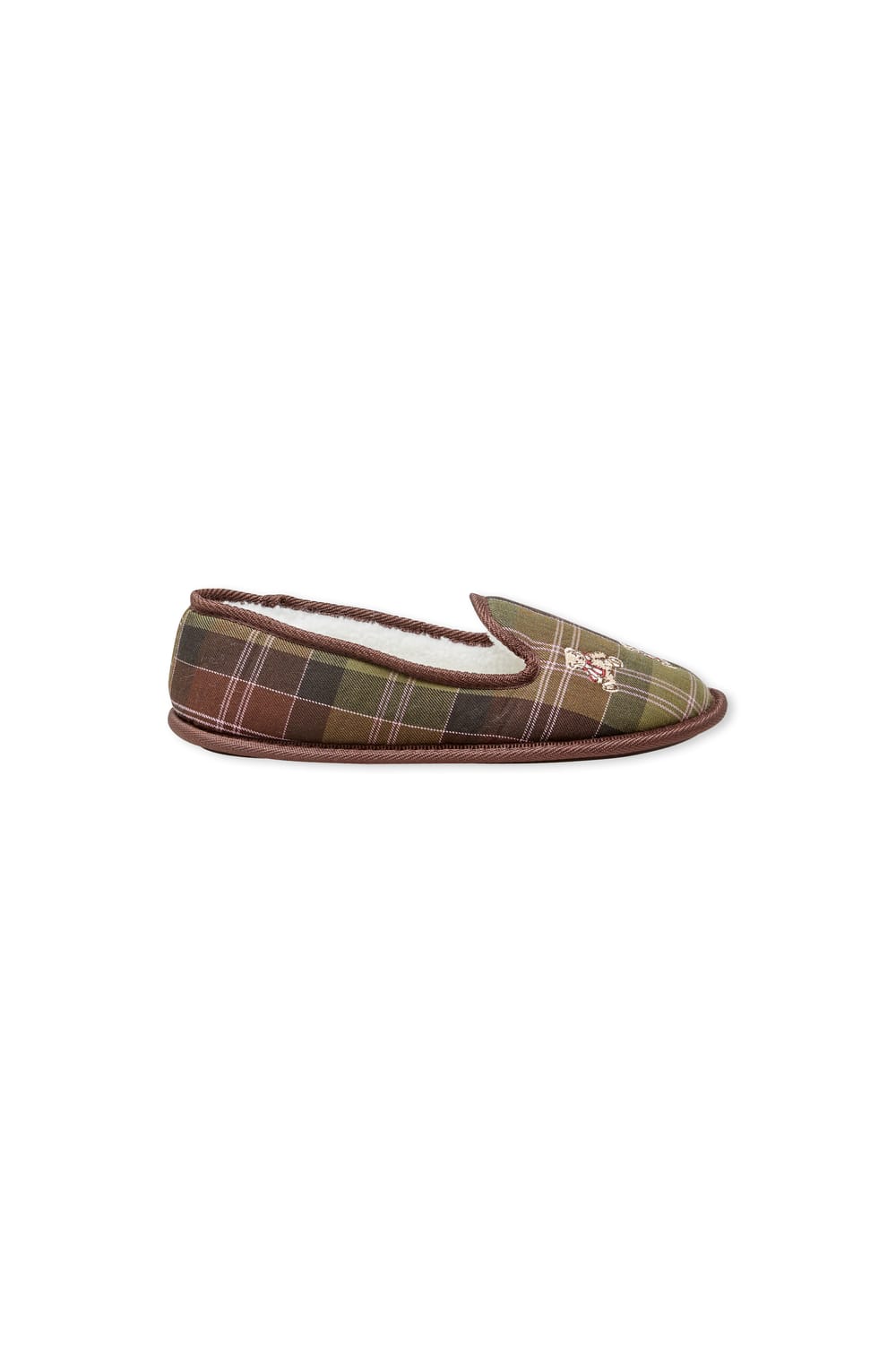 Chaussons mules &agrave; carreaux;${refinementColor}