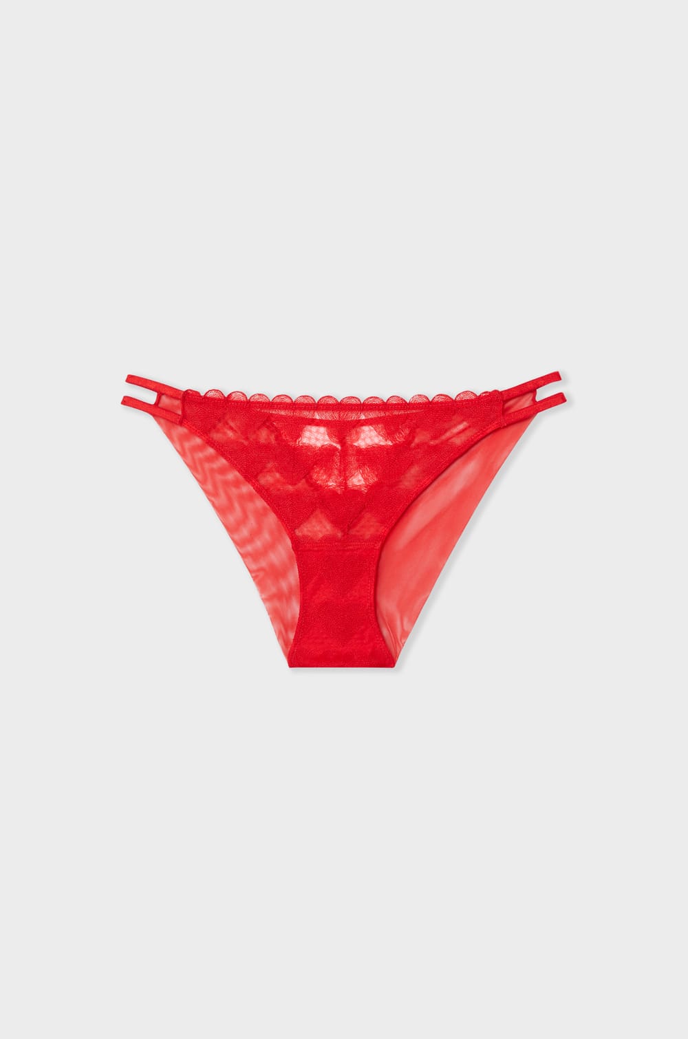 Heart Motif Lace Briefs;${refinementColor}