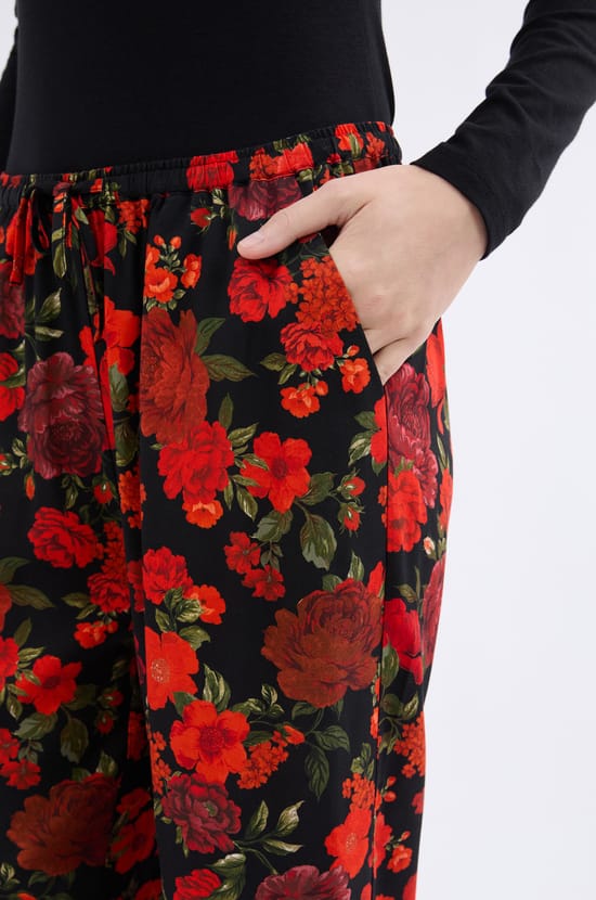 Pantalon de pyjama à motifs;${refinementColor}