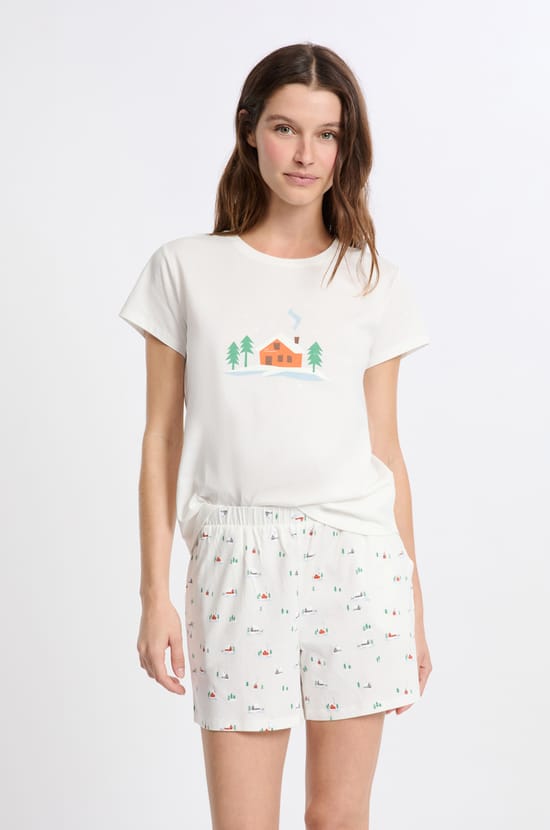 Pyjama 2 pièces en coton;${refinementColor}