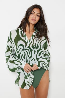 Krótka tunika z motywem;${refinementColor}