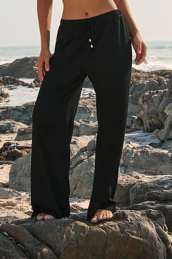 Pantalon fluide &eacute;lastiqu&eacute;;${refinementColor}