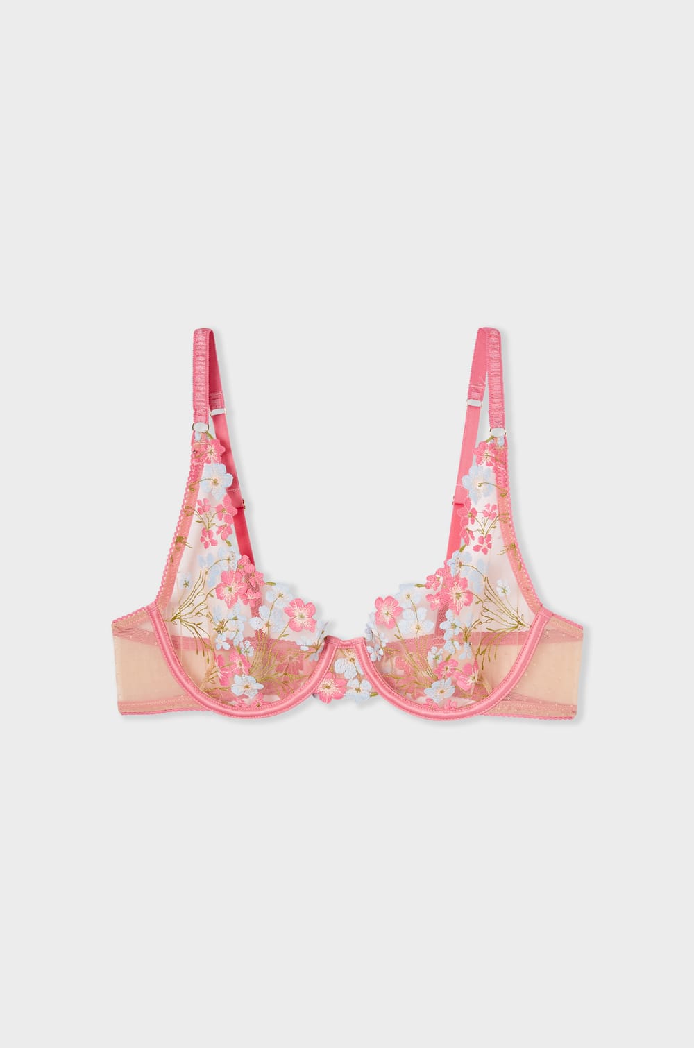 Soutien gorge classique brodé;${refinementColor}