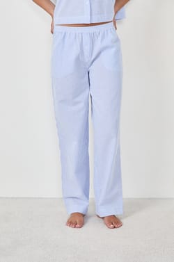 Pantalón de pijama de rayas finas;${refinementColor}
