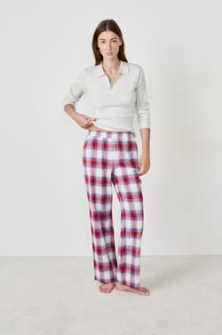 Pantalon de pyjama à carreaux;${refinementColor}