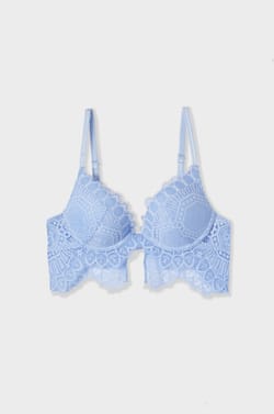 Soutien-gorge N.2 - Le push-up plongeant en dentelle;${refinementColor}