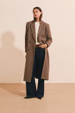 Manteau long avec laine;${refinementColor}
