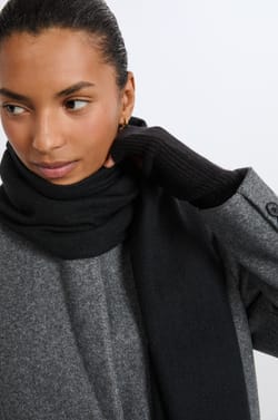 Scarf with Fringes;${refinementColor}