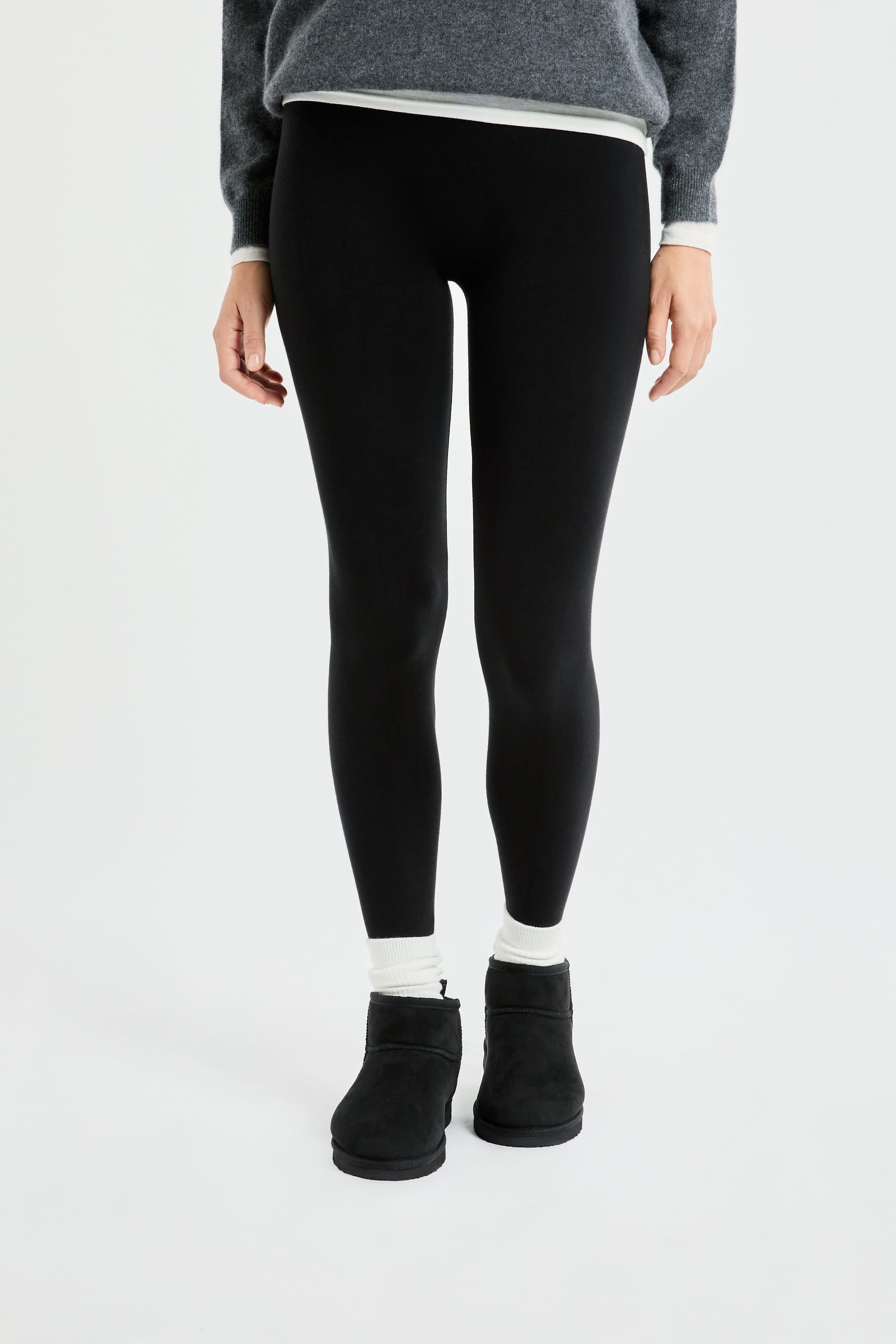 Thermal Knit Legging - WMU LEGGING - NOIR - ETAM