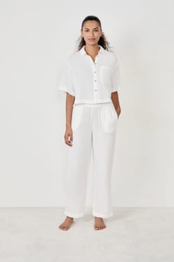Pantalon de pyjama 100% coton;${refinementColor}