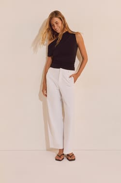 Pantalon avec coton;${refinementColor}