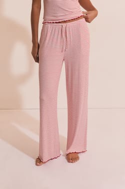 Pantalon de pyjama &agrave; rayures;${refinementColor}