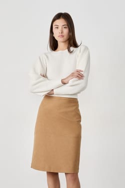 Falda midi;${refinementColor}