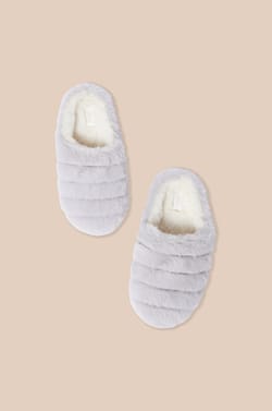 Zapatillas destalonadas de pelo ;${refinementColor}