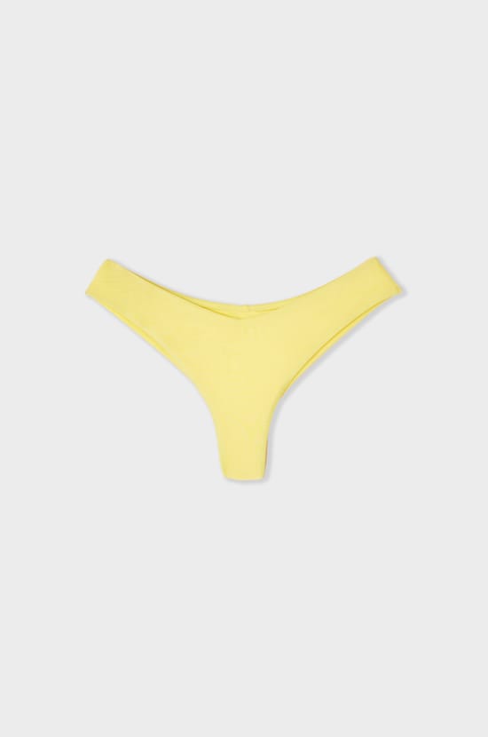 Bas de maillot de bain br&eacute;silien high leg satin&eacute;;${refinementColor}
