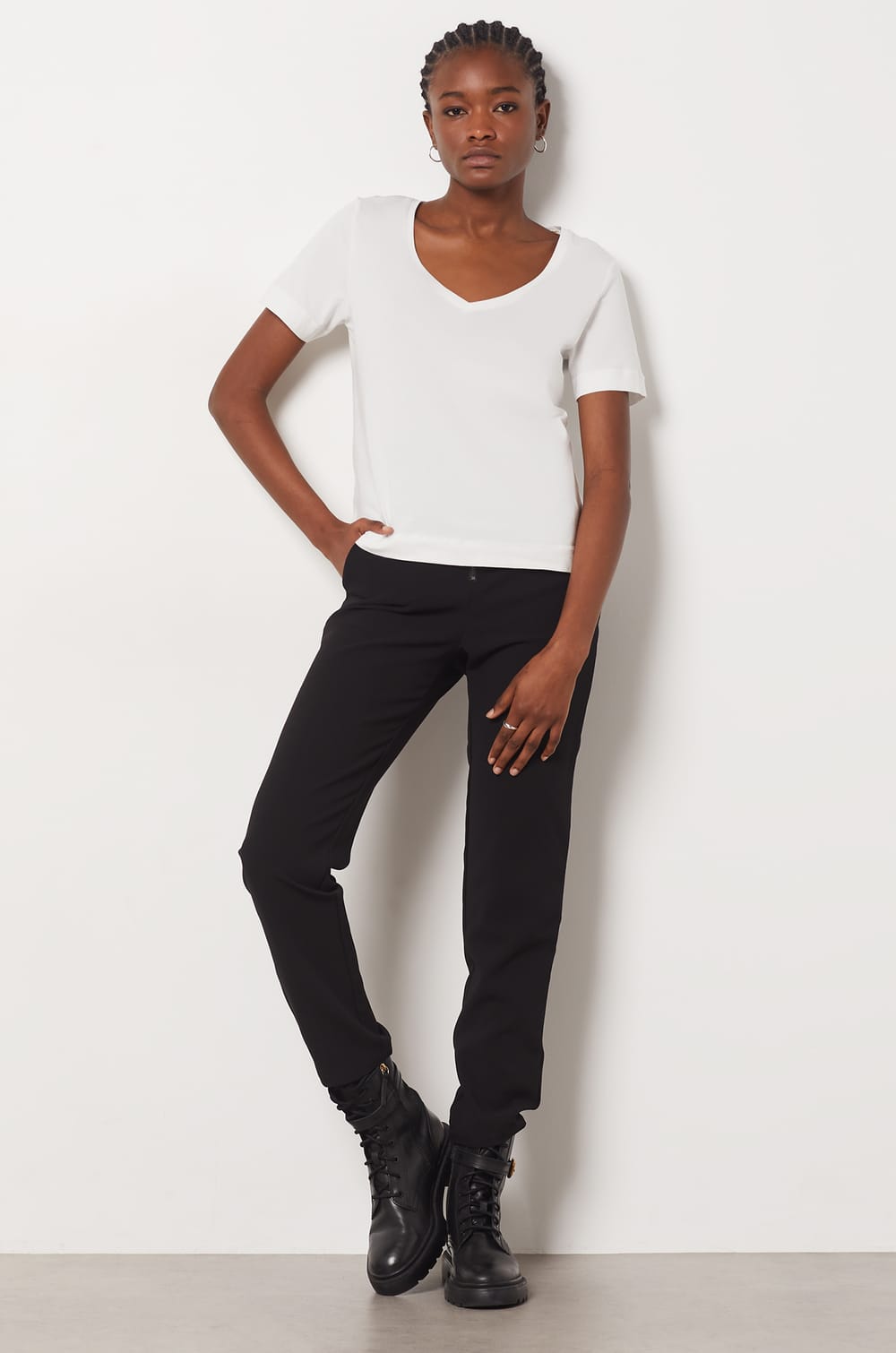 T-shirt manches courtes 100% coton;${refinementColor}