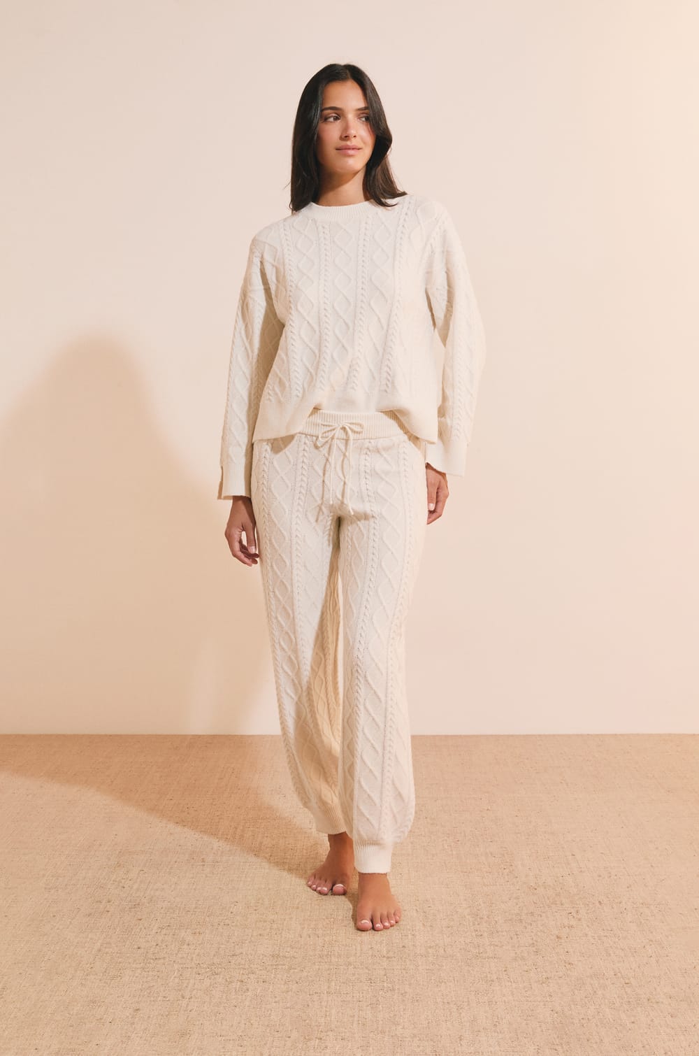 Pantalon en maille;${refinementColor}