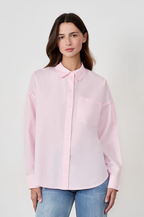 Long-sleeved poplin shirt;${refinementColor}